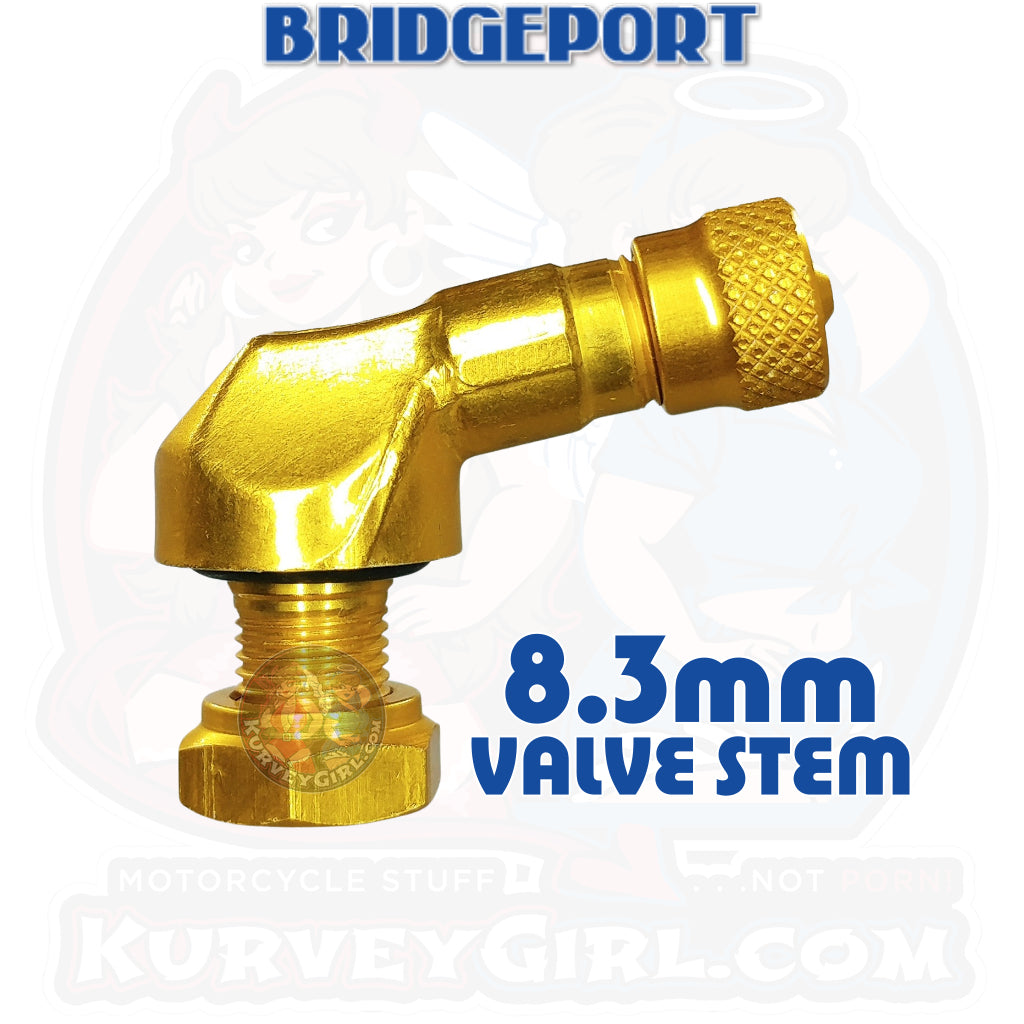 8.3mmValveStem - Bridgeport -
2ndGeneration - 8.3mm - SideView - GOLD