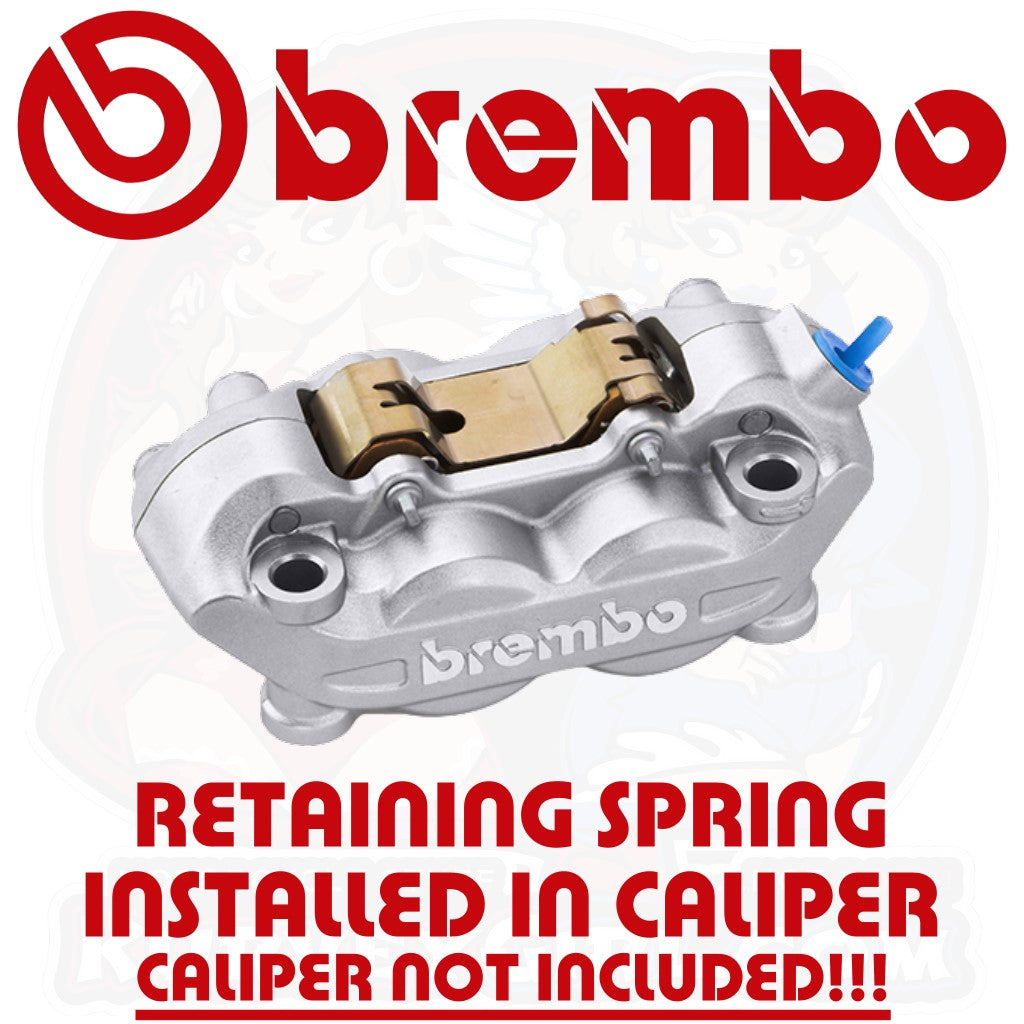 Brembo Pad Spring Installed In Caliper 120225590
120.2255.90