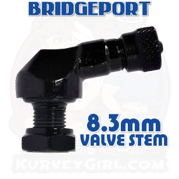 Louis Angled Valve Stems, aluminium 11.33 mm valve hole, 3 colours