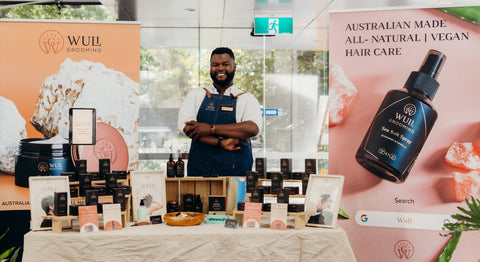 Amadou at Wuli Market Display