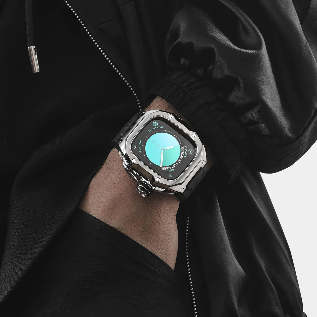 Golden Concept: Luxury Apple Watch Ultra Case RSTR | Wake Concept
