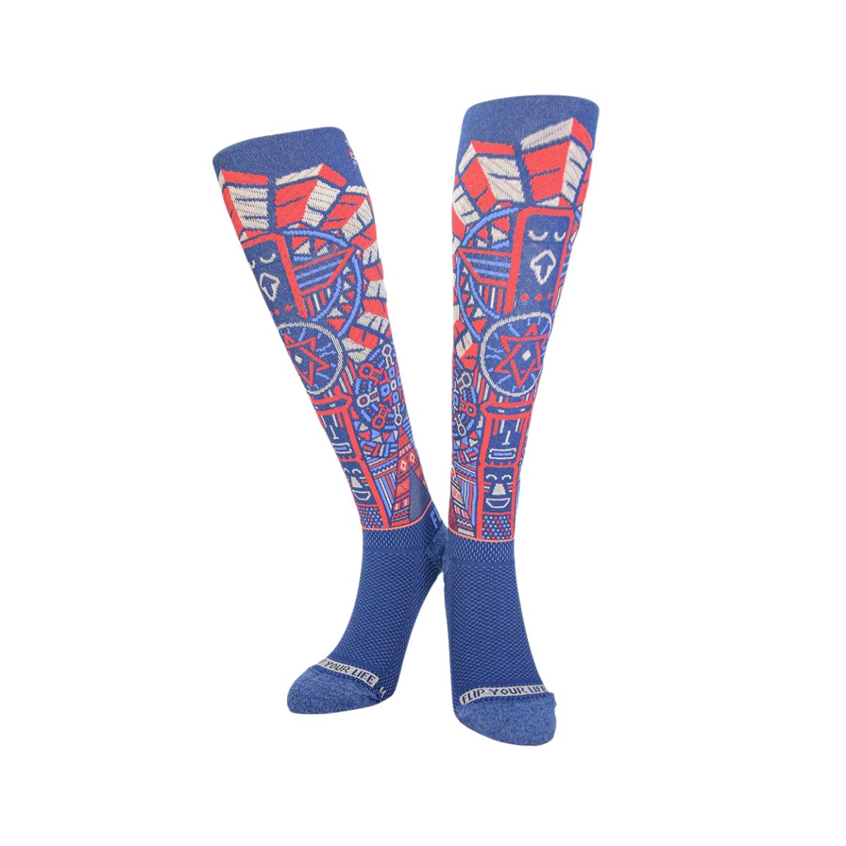 Sales FLIPPOS Compression Socks - Space Camp (Day) in vogue at