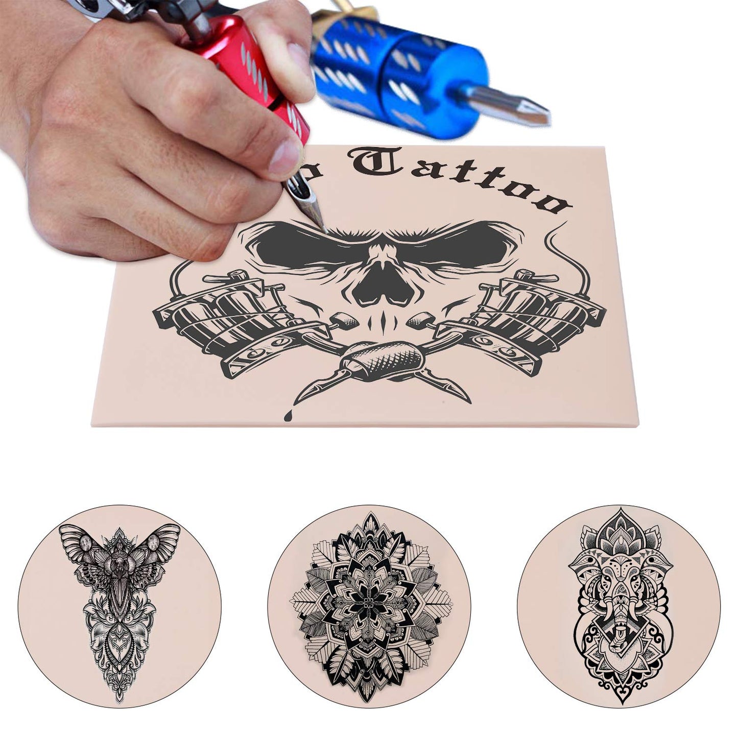 Gospire - 10 hojas de práctica de tatuajes en blanco de 7.9 x 5.9 in, –  Yaxa Tienda Colombia