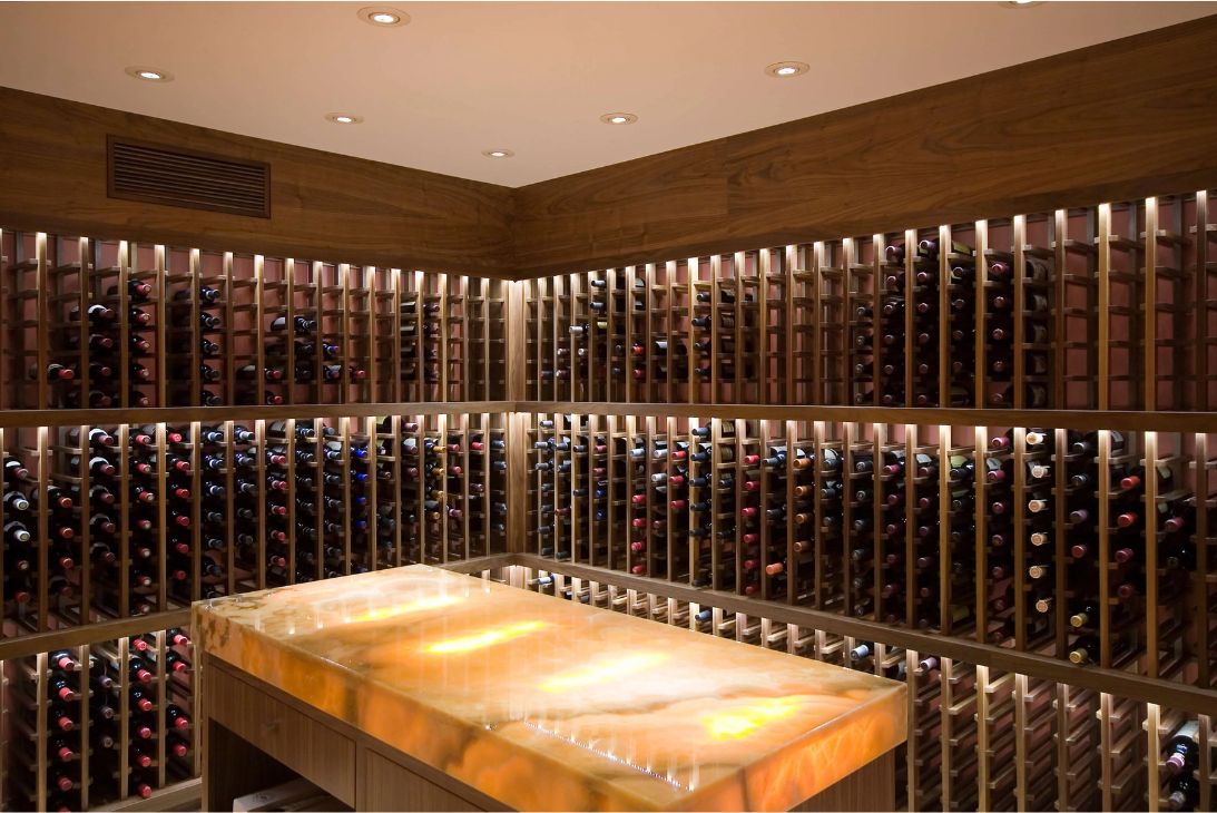 Maximum Storage Wine Cellar Design By Genuwine Cellars