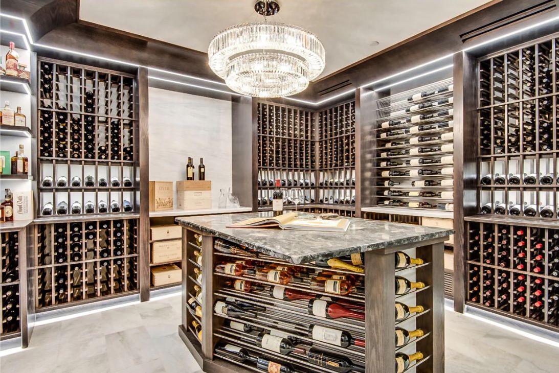 Sophisticated Traditional Wine Room Idea from Genuwine Cellar