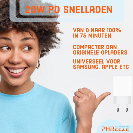 Phreeze Powerbank 27000 mAh - Zwart - Snellader - 2x USB-A (Quick Char