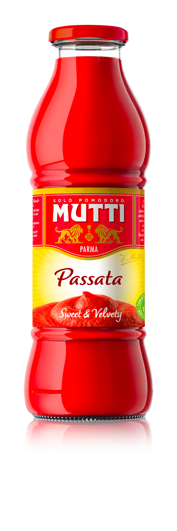 Mutti Passata Basil Bottle 700g - Little Italy Ltd