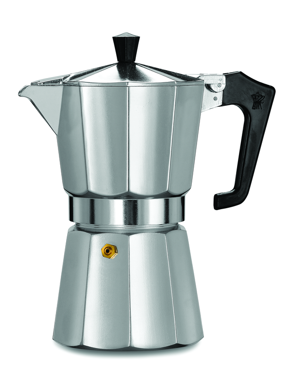 Pezzetti Stove-Top Moka Espresso Italian-Made Coffee Maker Moka Pot-  1,2,3,6,9,14 Cup (3 Cup)