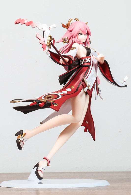 Genshin Impact Jogo Figura Personagem Produto Oficials Suporte Acrílico  (Séries de Porto de Liyue) (Ganyu)