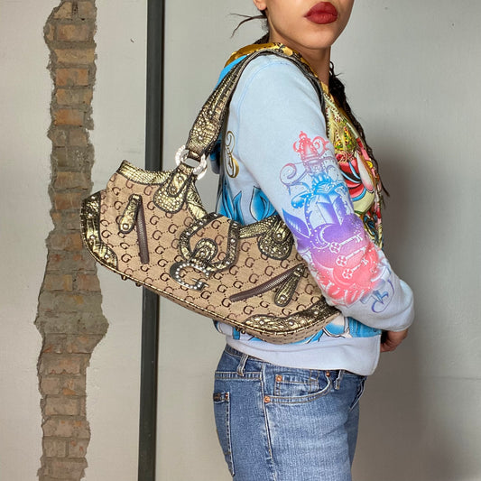 Vintage Y2K Bratz Pink Monogram Shoulder Bag with Buckle Detail – Michelle  Tamar