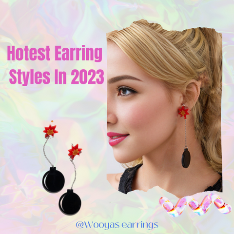 wooyas acrylic earrings