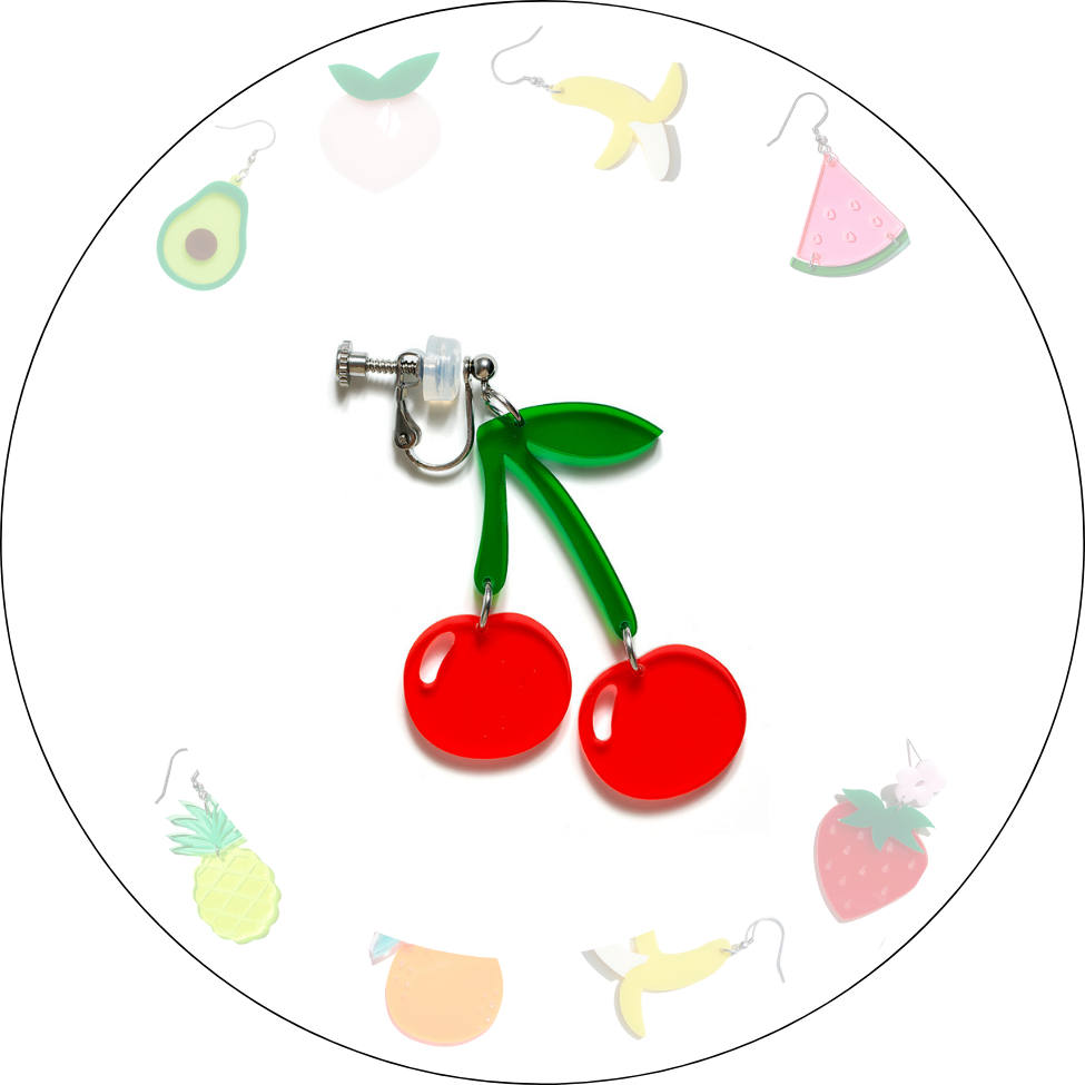 wooyas fruits earrings