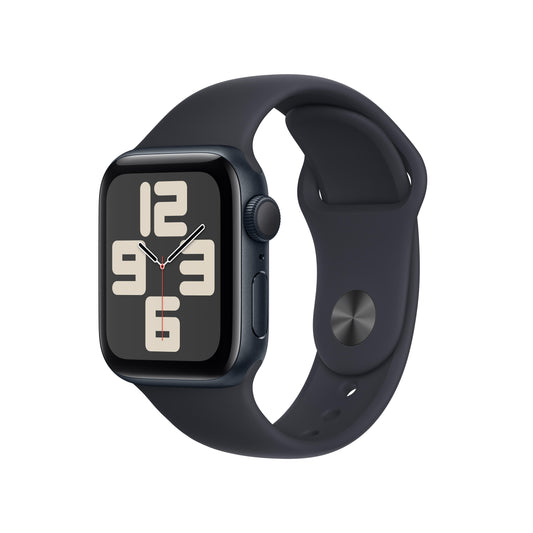 Apple Watch SE GPS 44mm Midnight Aluminum Case with Midnight Sport 