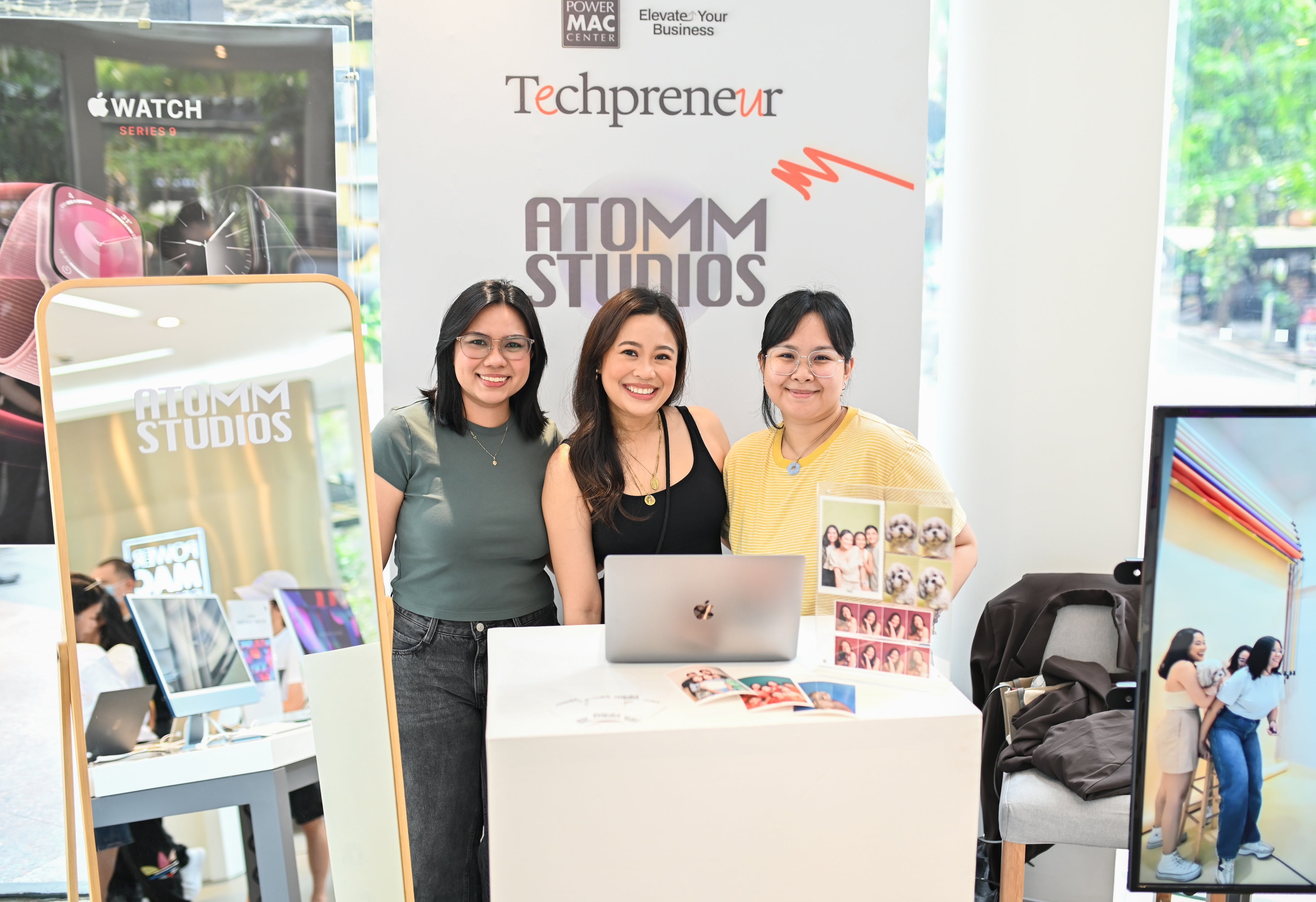 Techpreneur booth at Power Mac Center