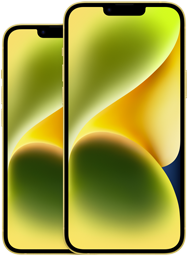 Front view of iPhone 14 6.1-inch
Front view of iPhone 14 Plus 6.7-inch