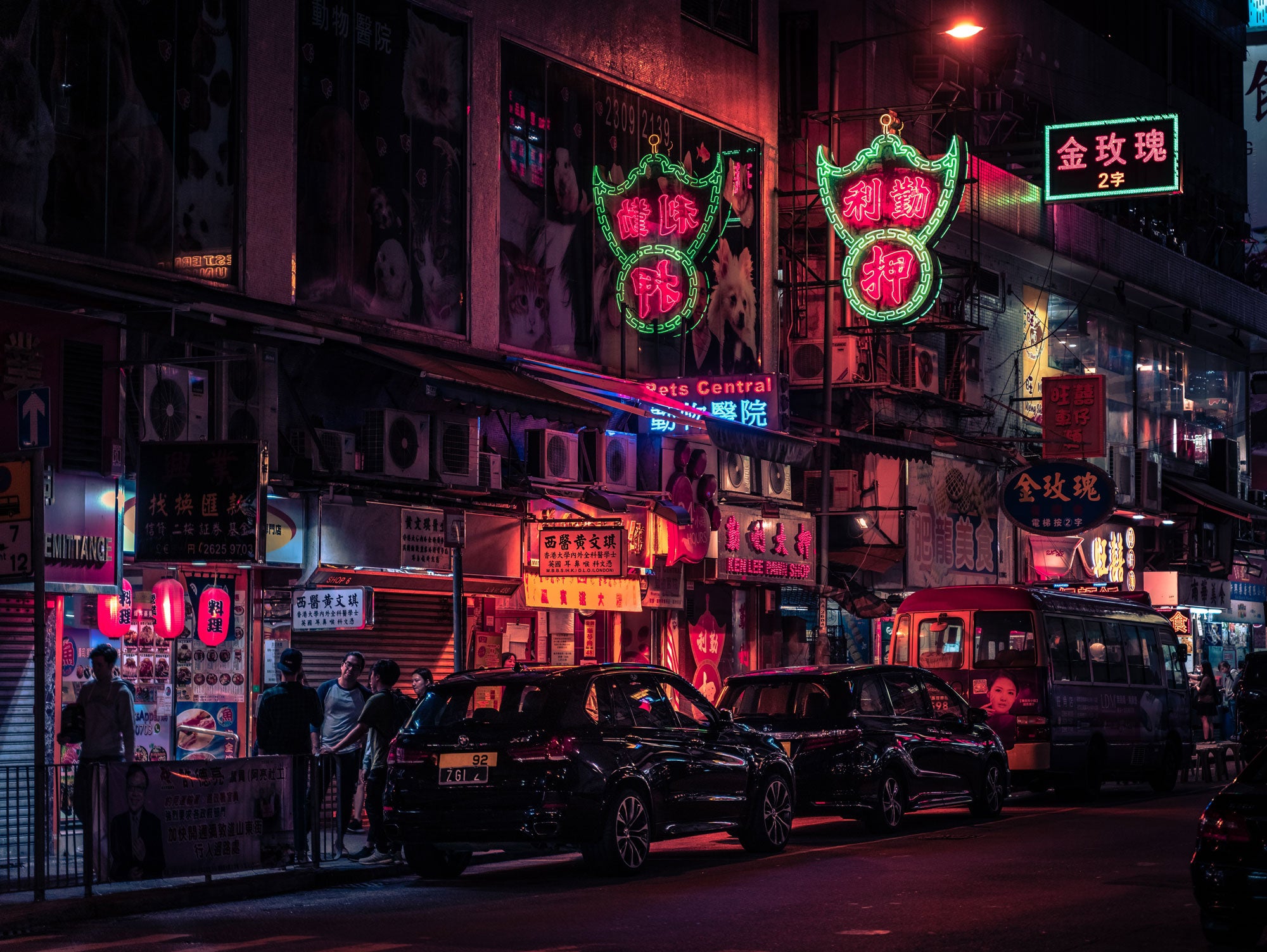 Night Photo of Chinatown