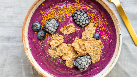 Blueberry burst smoothie bowl