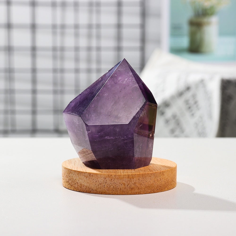 crystal amethyst lamp