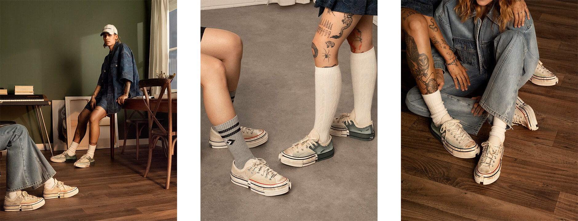 woman banner Feng Chen Wang Converse release