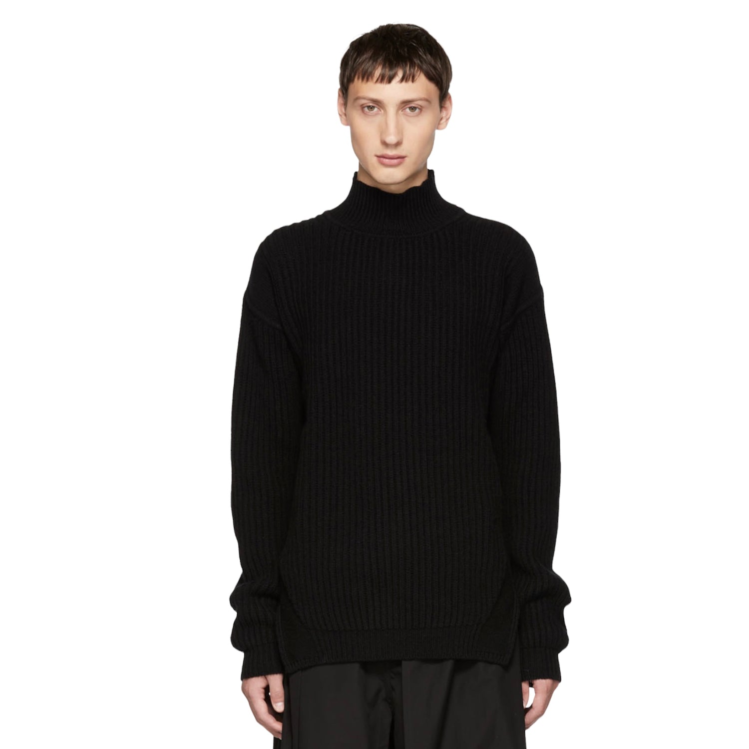 Rick Owens Sisyphus Fisherman Turtleneck Knit Sweater - AW18