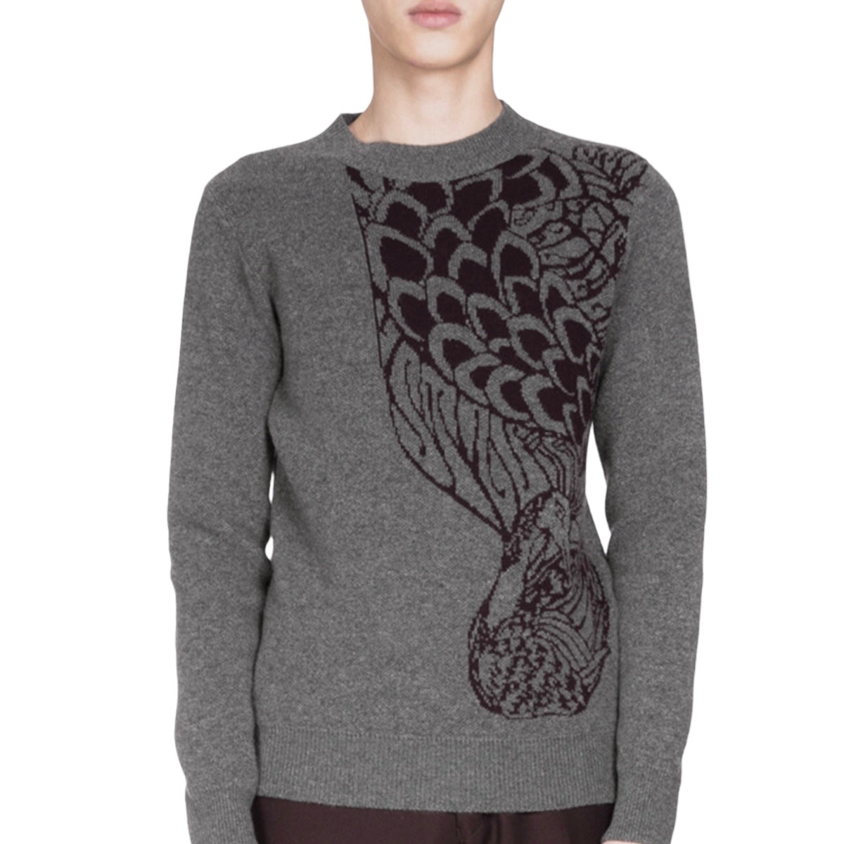 DRIES VAN NOTEN 16AW Peacock Cashmere www.krzysztofbialy.com