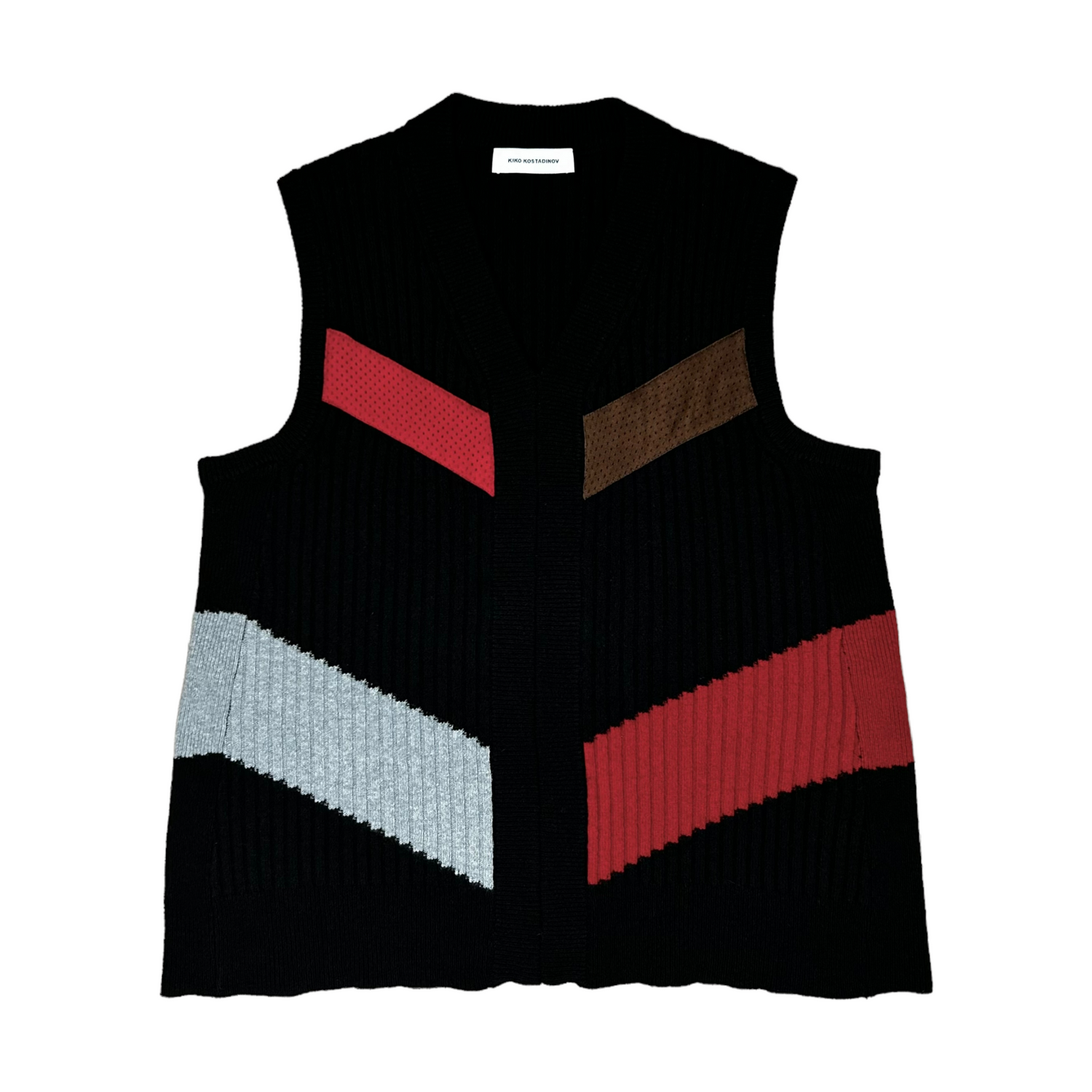 KIKO KOSTADINOV NASH INTARSIA VEST toolsplanet.com.mt