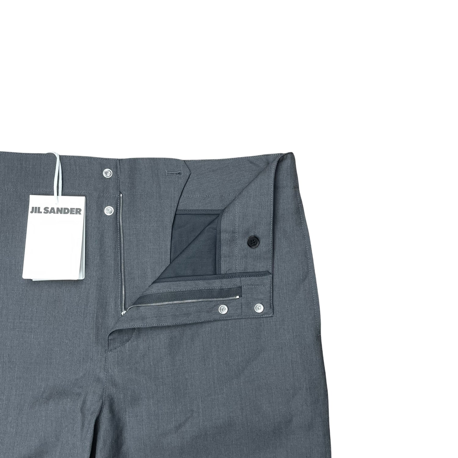 19AW JIL SANDER Zip-Detail Trousers 46 - ブランド別