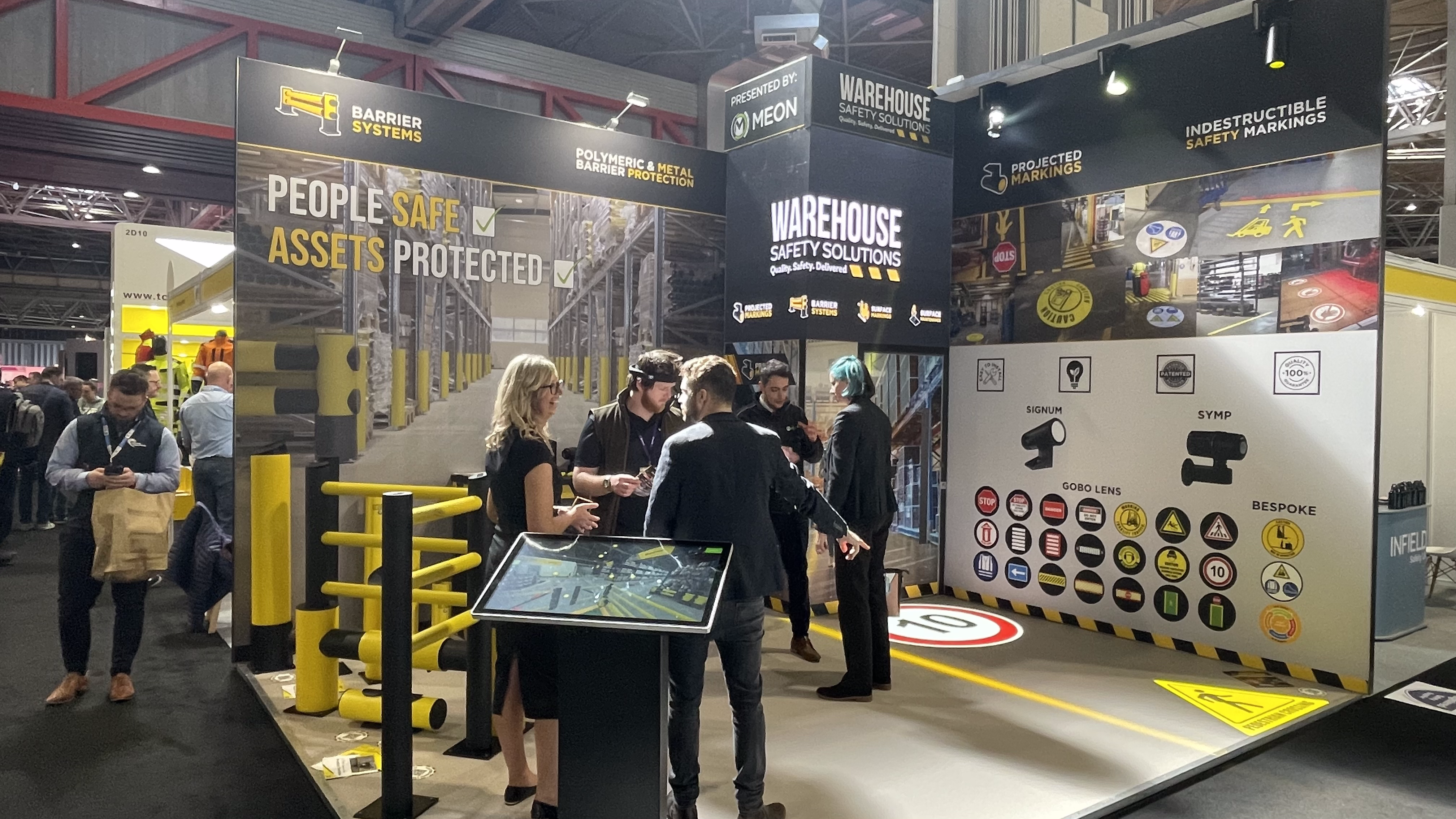 Warehouse Safety Solutions Stand