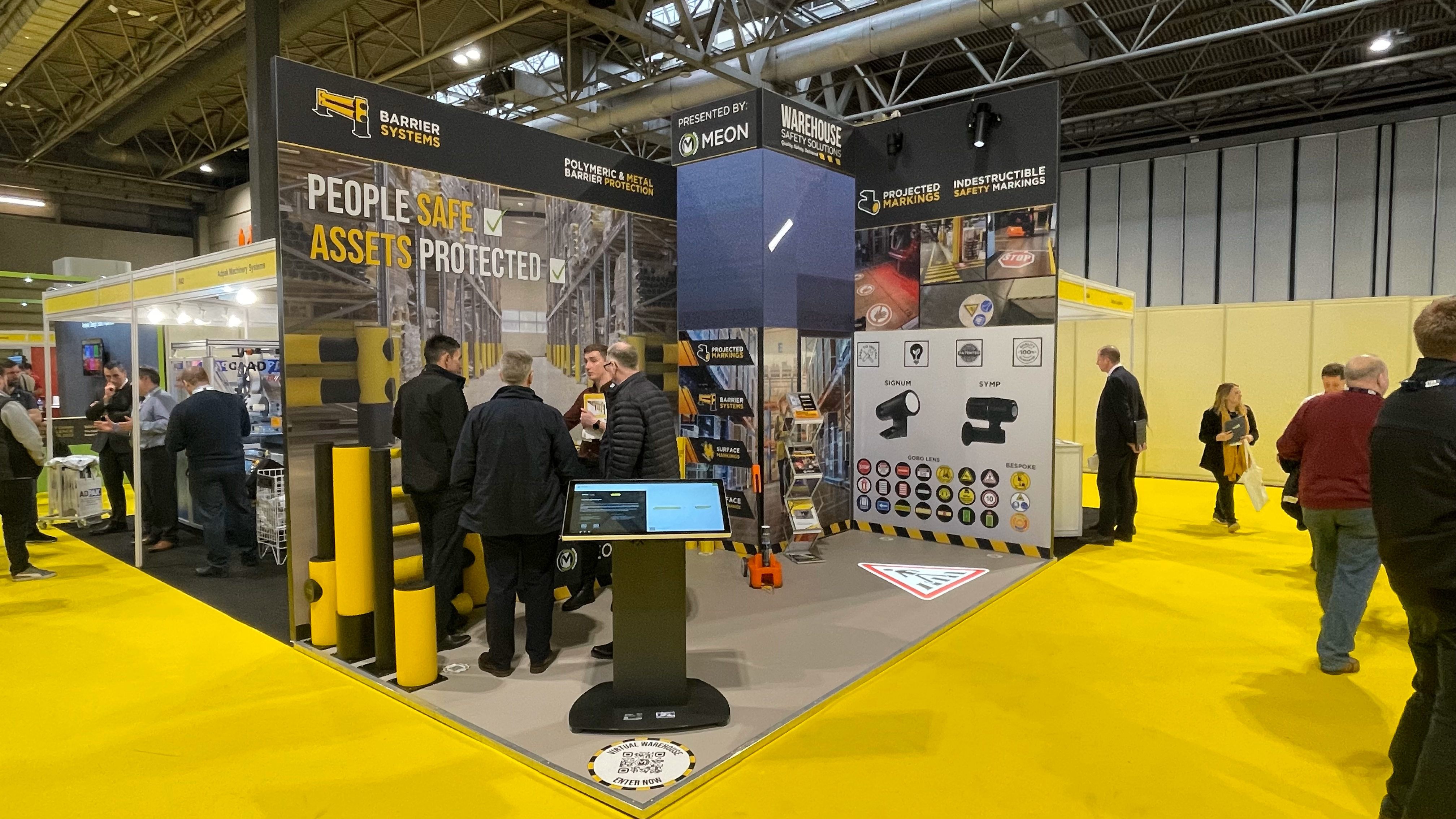 Warehouse Safety Solutions Stand