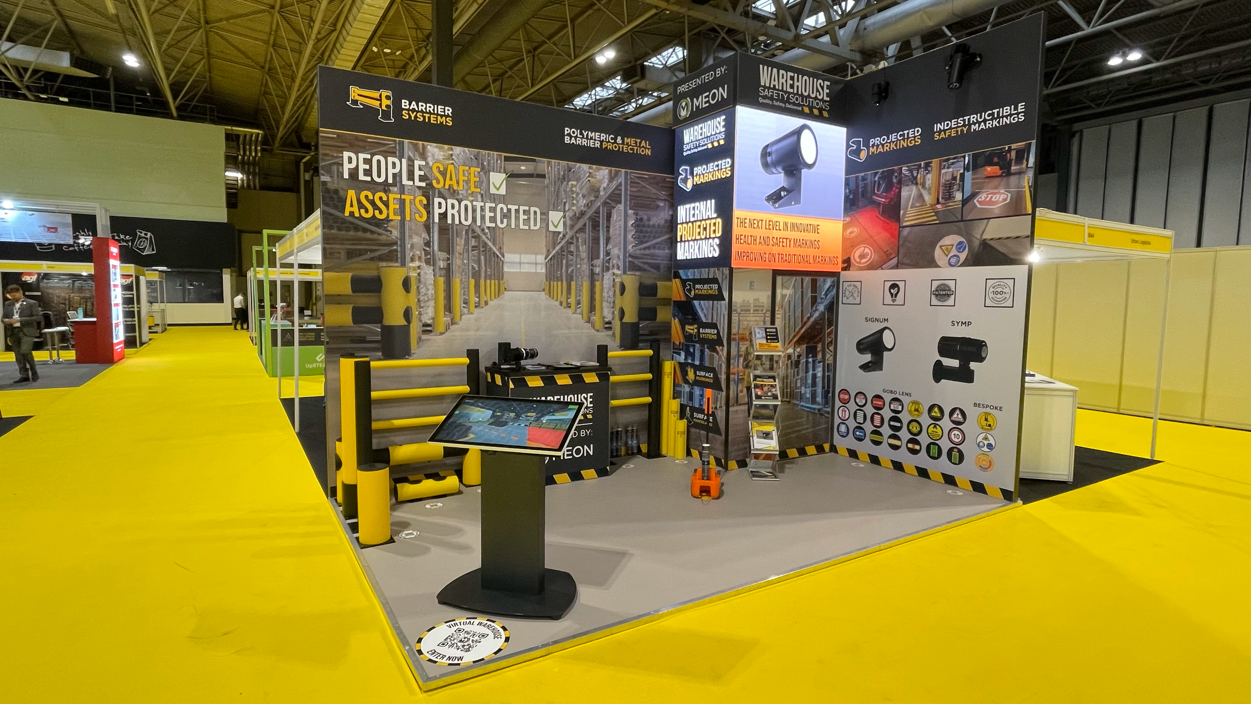 Warehouse Safety Solutions Stand