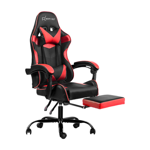 gaming chair with leg rest