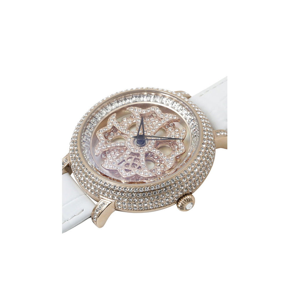 LILY 46MM WHITE x GOLD ＜革ベルト＞ – BRILLAMICOメーカー公式サイト