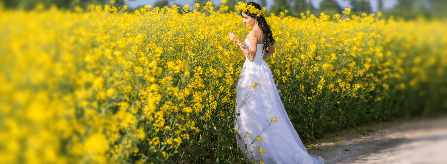 robe de mariée champêtre