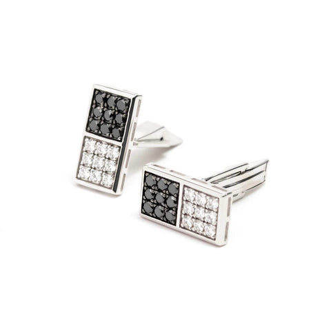 Black & White Domino Cufflinks Cufflinks Víya