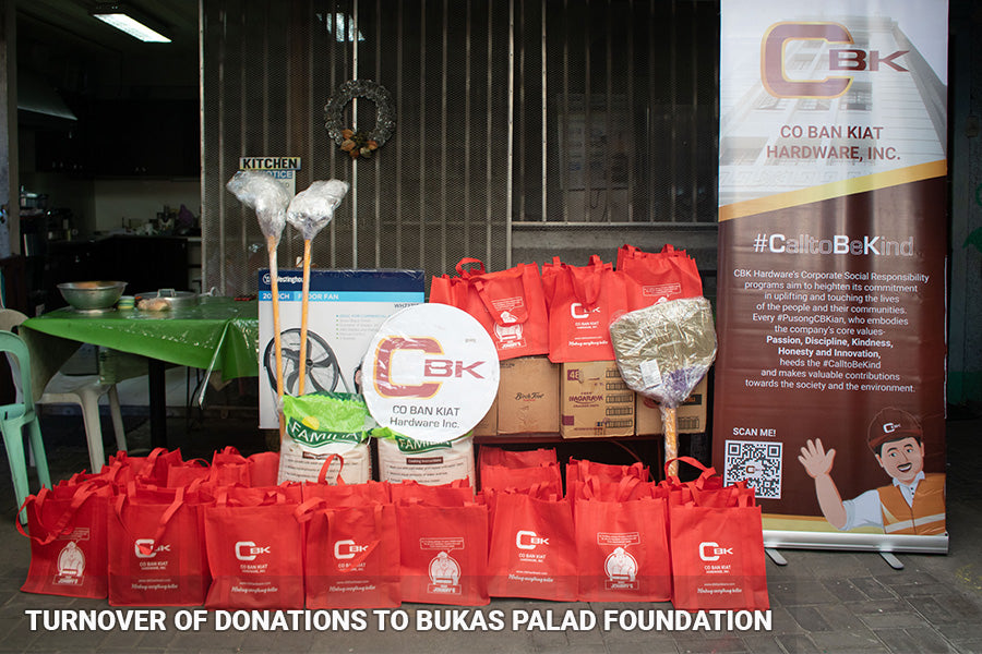 CBK Hardware supports the Bukas Palad Foundation