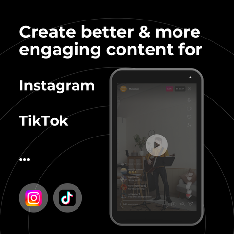 Instream on TikTok and Instagram