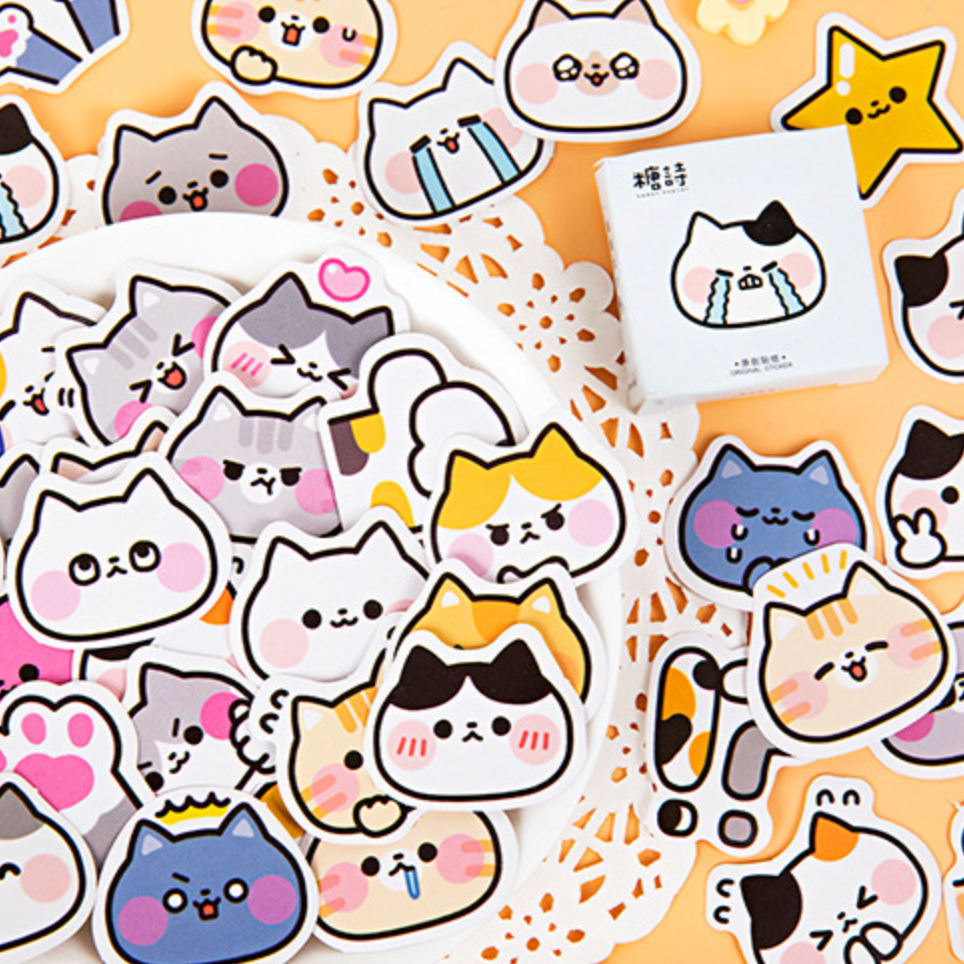 Kawaii Pink Stickers 45 Pieces – omgkawaii