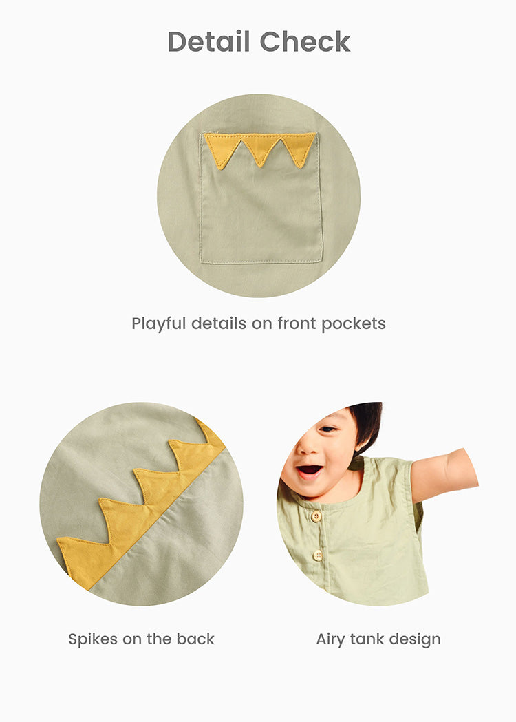 Dinosaur Playsuit (3 Colours)