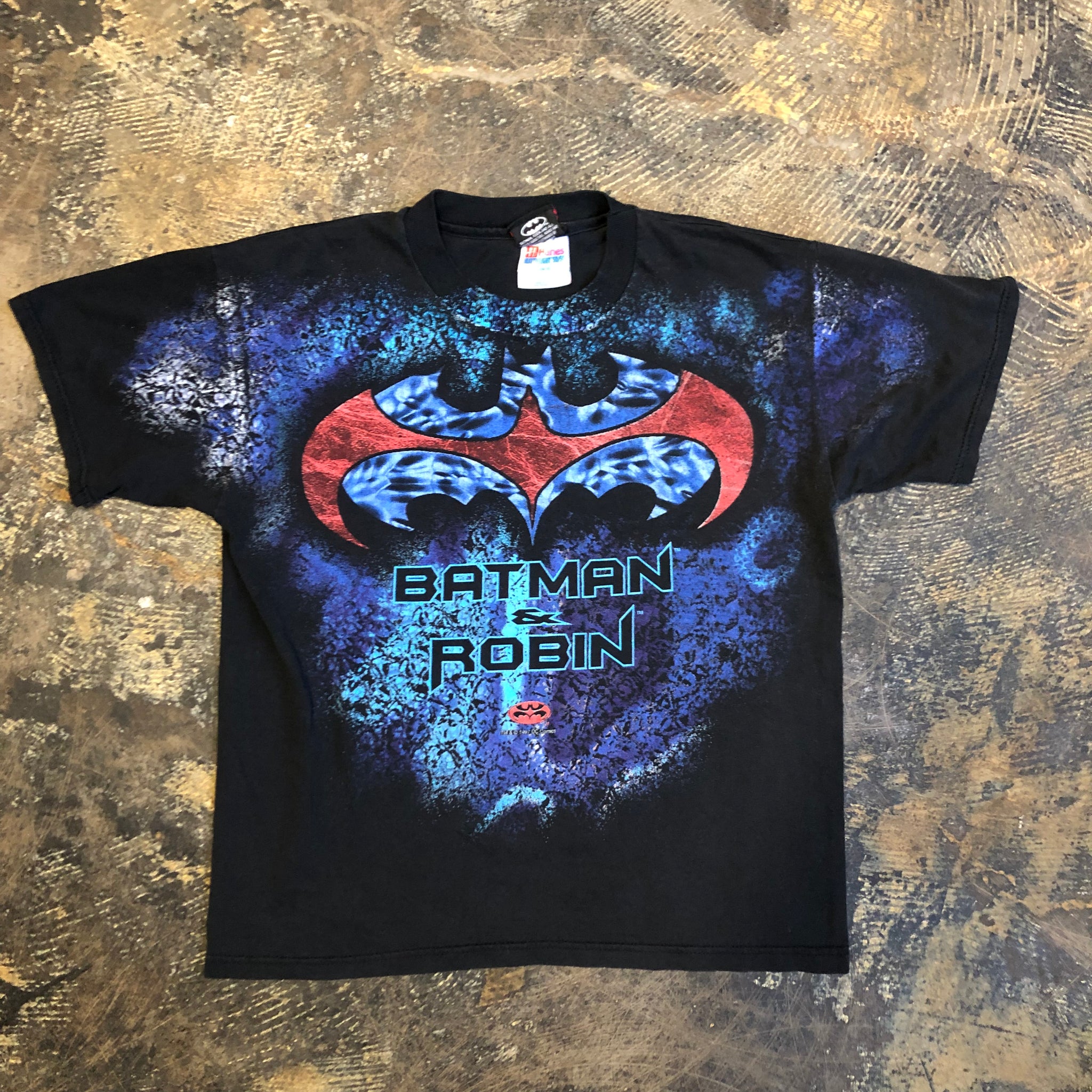 90s Batman and Robin graphic Tshirt youth L – Modern Traditions Co