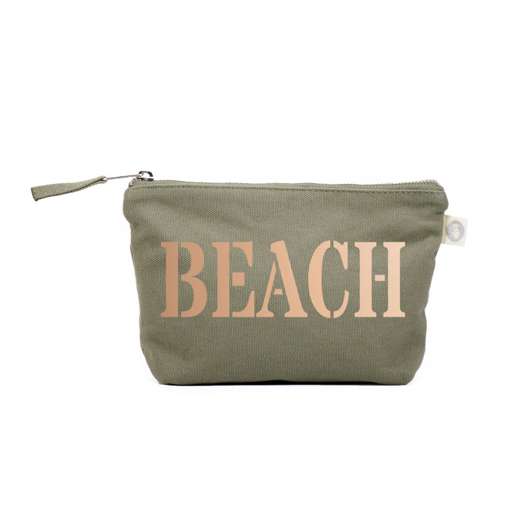 Canvas Seaside Makeup Bag