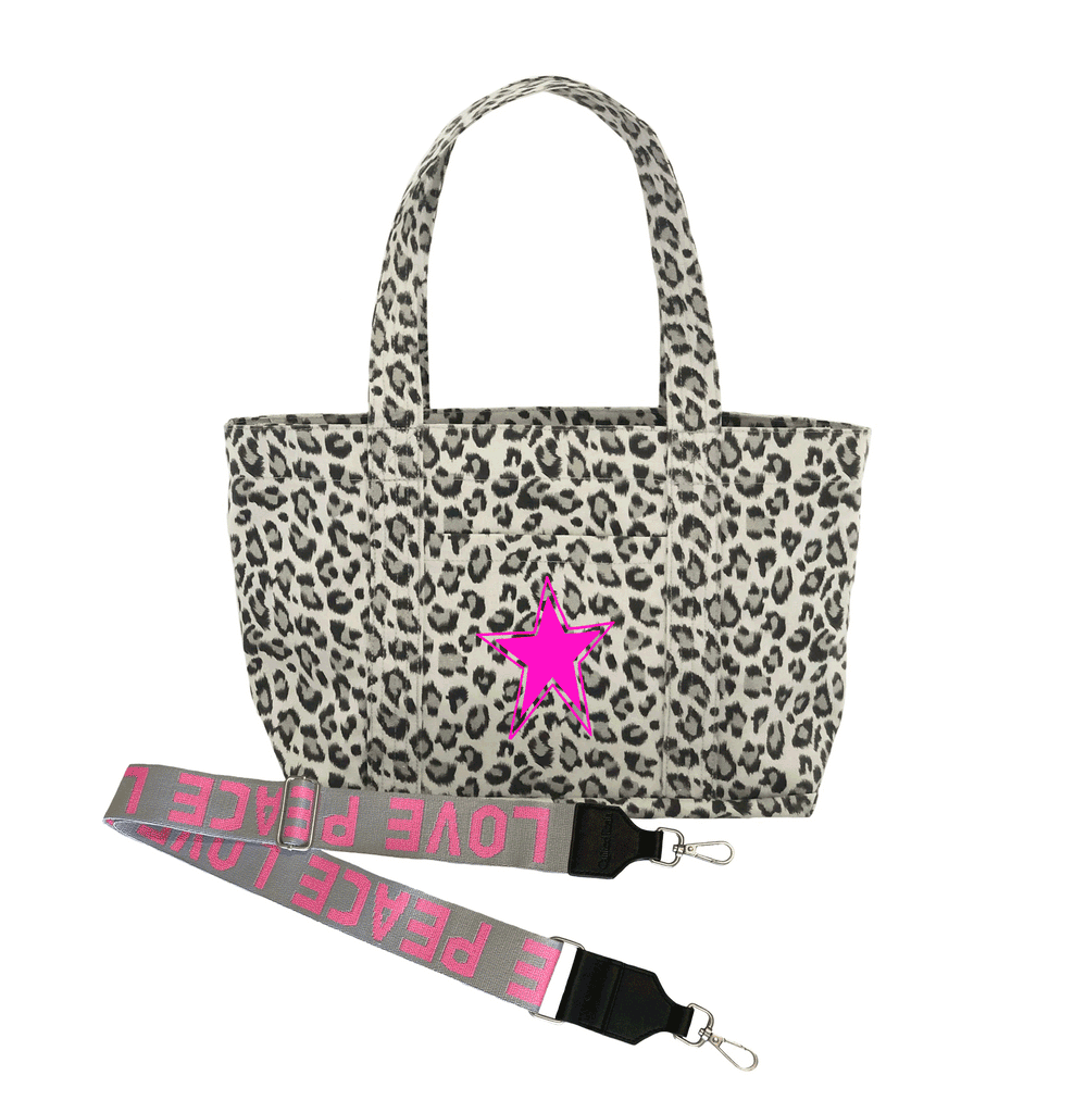 Love Pink cheetah bag. Victoria Secret