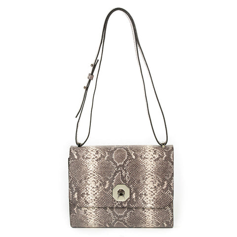 Mariona Bag - Snake Pattern White