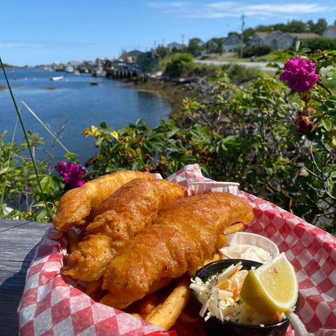Fish and chips from Shaw's Landing Nova Scotia - Change is Nature