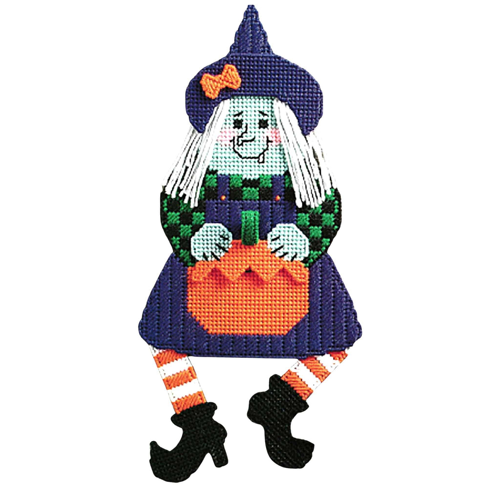 Plastic Canvas Halloween Witch Pattern