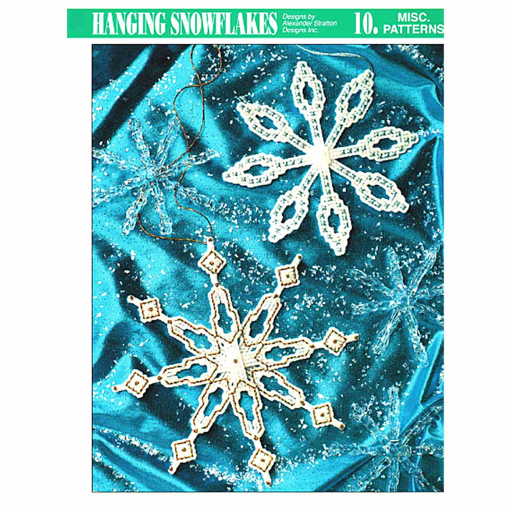 Snowflakes Christmas Ornaments Plastic Canvas Patterns – Cardinal House  Stitches