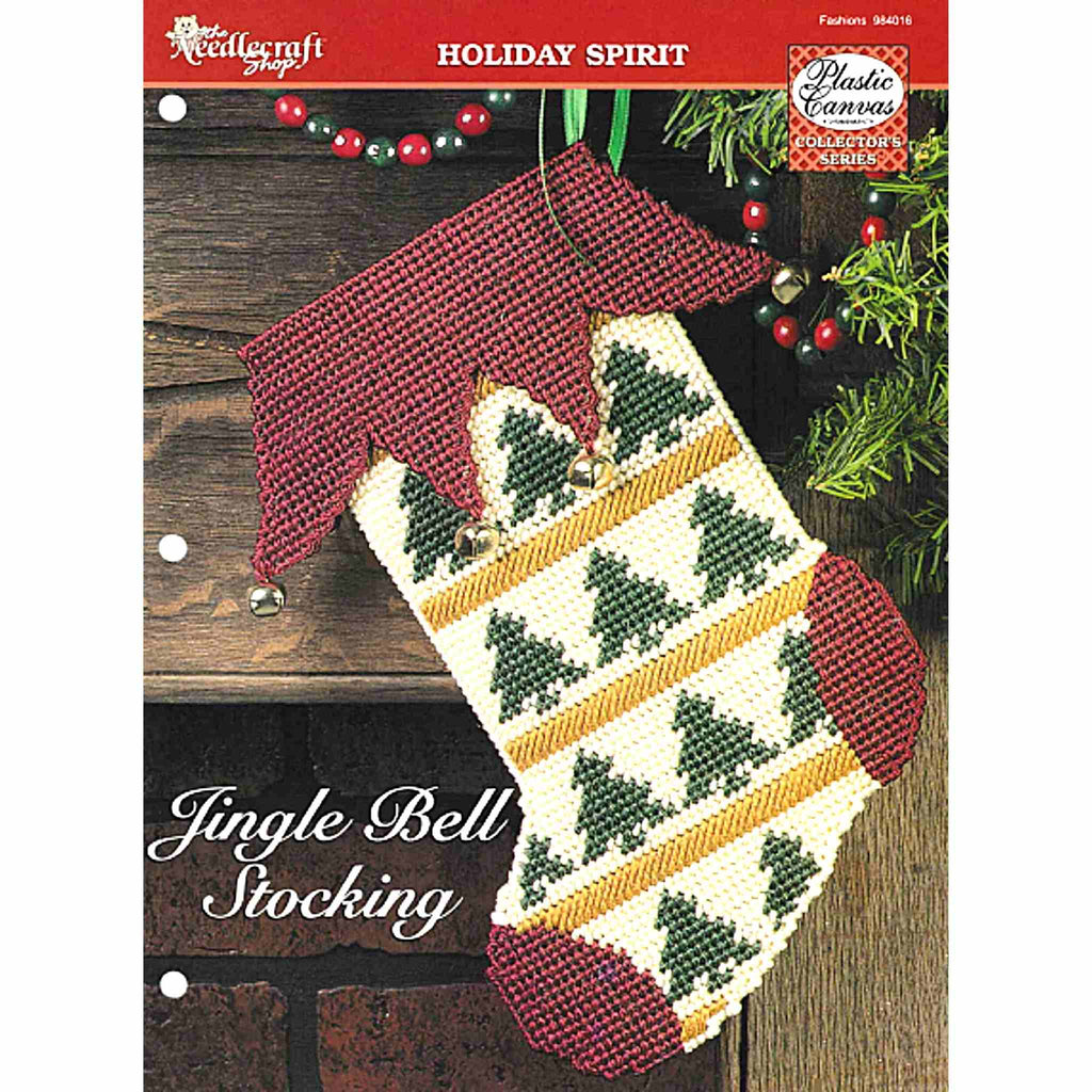Plastic Canvas Pattern: Christmas Stockings holiday Words 4 Designs PATTERN  ONLY 