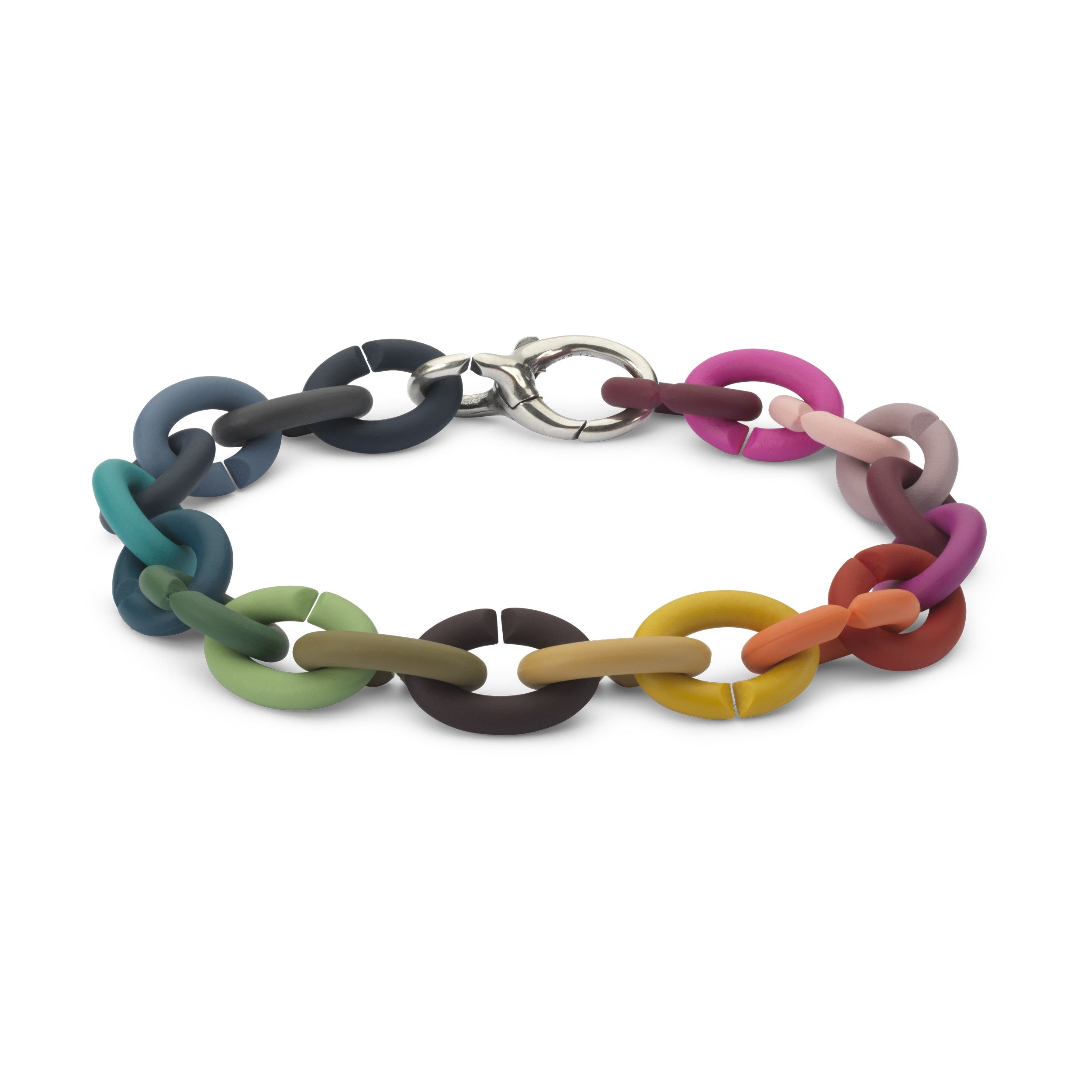 Rainbow Rubber Bracelet