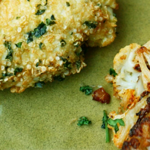 Crispy Chicken & Parmesan Cauliflower