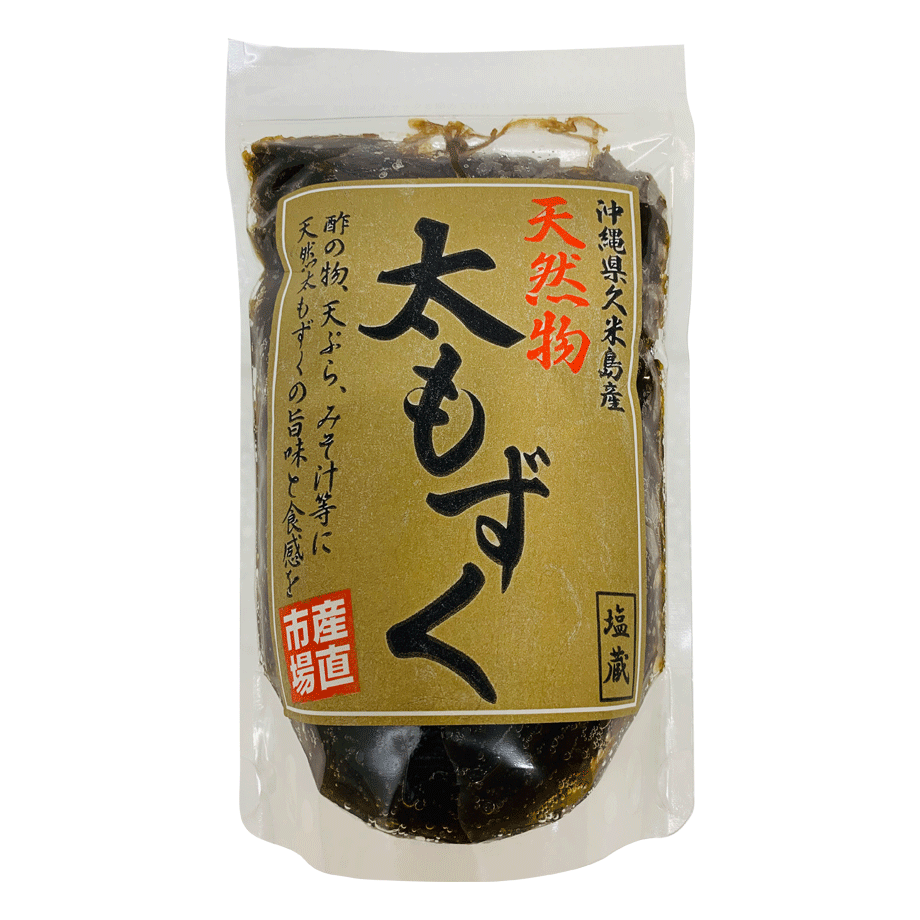 沖縄県産養殖 太もずく タレ付き 500g 沖縄産直市場オンラインストア