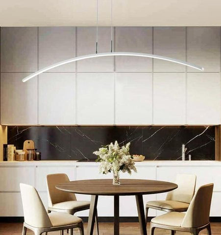 Best new ARCOÍRIS Remote Control Modern LED Living Room Lustre Indoor Pendant Light